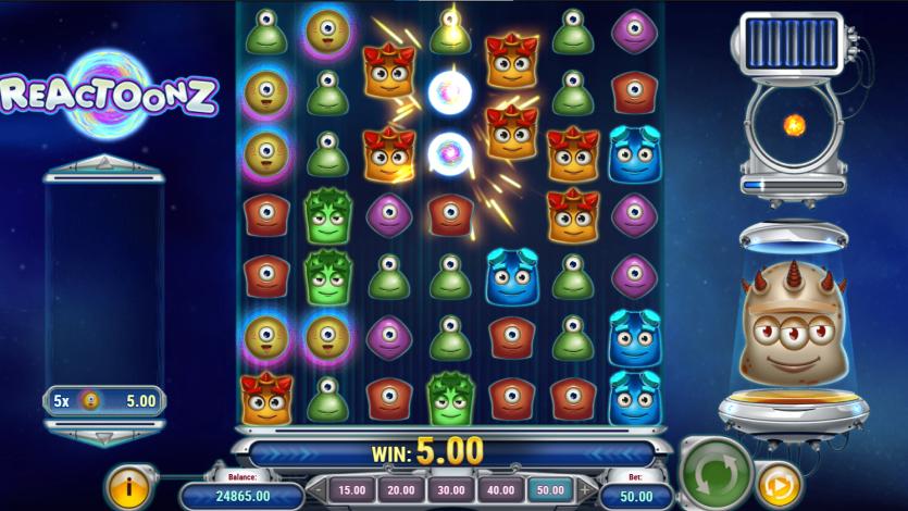 Join Reactoonz Online Game